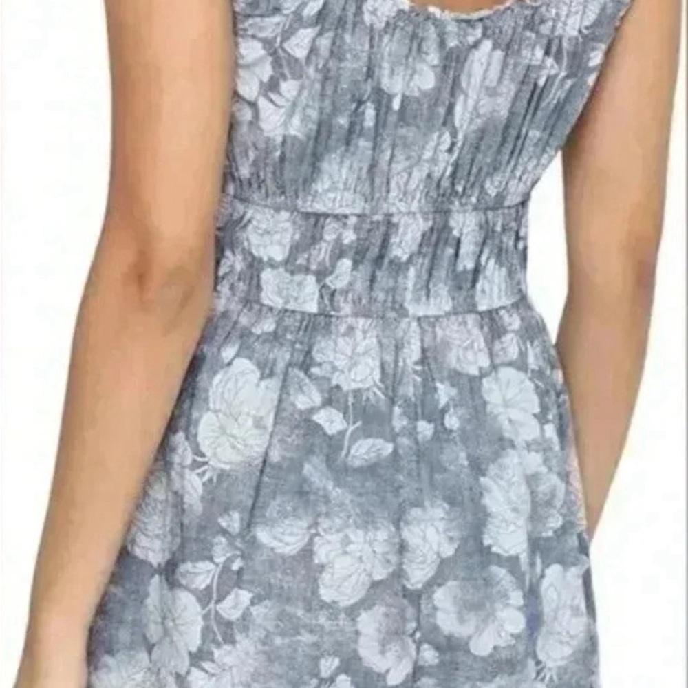 NWT American Eagle Sleeveless Floral Mini Skater Dress - Picture 4 of 10